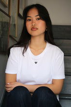 Load image into Gallery viewer, Mini bee embroidered T-shirt