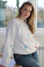 Load image into Gallery viewer, All Over Hydrangea Sweater