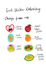 Load image into Gallery viewer, The Fruit Shack embroidered T-shirt