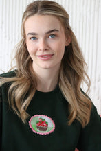 Load image into Gallery viewer, Gingham Strawberry Basket Sweater