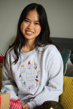 Load image into Gallery viewer, Super Festive Dogs embroidered sweater
