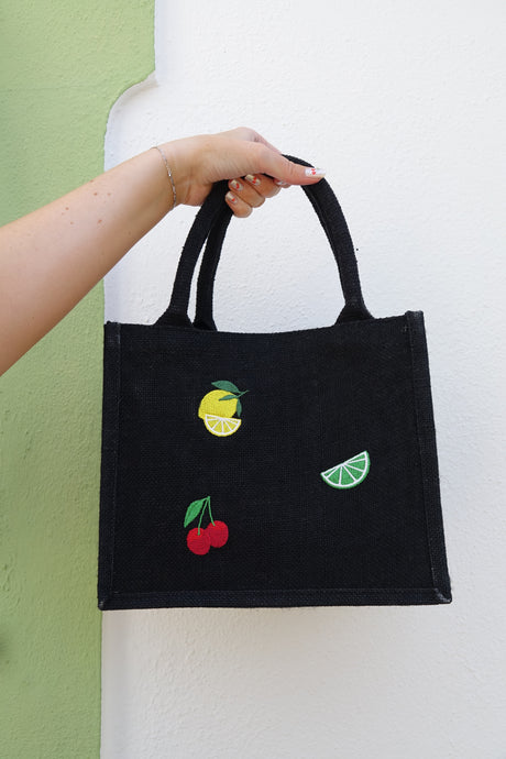 The multi fruit Mini Jute Bag