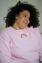 Load image into Gallery viewer, Rainbow embroidered sweater
