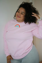 Load image into Gallery viewer, Rainbow embroidered sweater