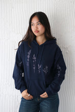 Load image into Gallery viewer, Embroidered large wildflower hoodie with floral sleeves