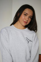 Load image into Gallery viewer, George the dinosaur embroidered sweater