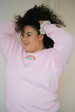 Load image into Gallery viewer, Rainbow embroidered sweater