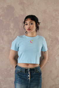 Deck Chair Fitted crop top