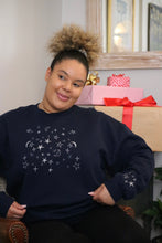 Load image into Gallery viewer, Night sky embroidered sweater