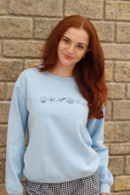 Load image into Gallery viewer, Line of Shells embroidered sweater