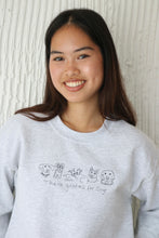 Load image into Gallery viewer, Thank goodness for dogs embroidered sweater