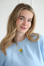 Load image into Gallery viewer, Sunflower embroidered sweater