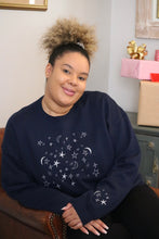 Load image into Gallery viewer, Night sky embroidered sweater