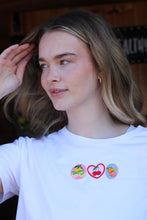 Load image into Gallery viewer, Fruit Sticker embroidered Crop Top