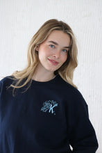 Load image into Gallery viewer, Floral Bee Initial Sweater