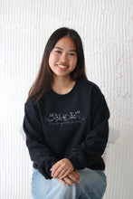 Load image into Gallery viewer, Thank goodness for cats embroidered sweater