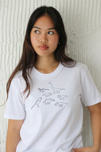 Load image into Gallery viewer, Multi dinosaur embroidered T-shirt
