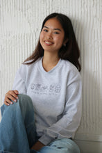 Load image into Gallery viewer, Thank goodness for dogs embroidered sweater