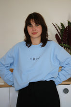 Load image into Gallery viewer, Four wildflower embroidered sweater