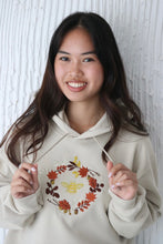 Load image into Gallery viewer, Autumnal Bee Wreath Hoodie