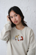 Load image into Gallery viewer, Embroidered Woodland Animals sweater