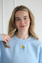 Load image into Gallery viewer, Sunflower embroidered sweater