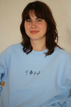 Load image into Gallery viewer, Four wildflower embroidered sweater