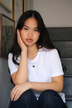 Load image into Gallery viewer, Mini bee embroidered T-shirt