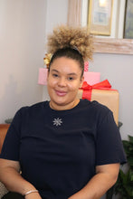 Load image into Gallery viewer, Super cute snowflake t-shirt