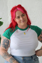 Load image into Gallery viewer, Green Zesty mini lemon Raglan T-Shirt
