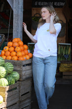 Load image into Gallery viewer, All over Fruit Sticker embroidered T-shirt