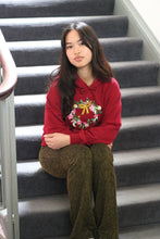 Load image into Gallery viewer, The Big Bow Wreath Hoodie