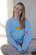Load image into Gallery viewer, Floral sleeve with mini bugs Sweater