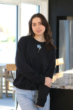 Load image into Gallery viewer, Single Hydrangea Sweater