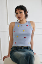 Load image into Gallery viewer, The all over Ladybird flower mix Ribbed Vest