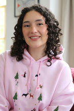 Load image into Gallery viewer, Dogs Under the Mistletoe Hoodie