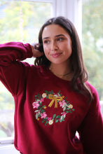 Load image into Gallery viewer, The Big Bow Wreath Sweater