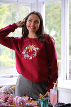 Load image into Gallery viewer, The Big Bow Wreath Sweater