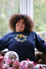 Load image into Gallery viewer, The Big Bow Wreath Sweater