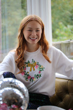 Load image into Gallery viewer, The Big Bow Wreath Sweater