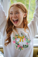 Load image into Gallery viewer, The Big Bow Wreath Sweater