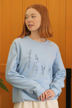 Load image into Gallery viewer, Embroidered large wildflower sweater with floral sleeves