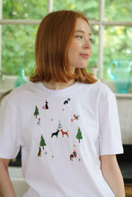 Load image into Gallery viewer, Dogs Under the Mistletoe T-shirt