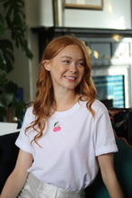 Load image into Gallery viewer, Cherry disco embroidered T-Shirt