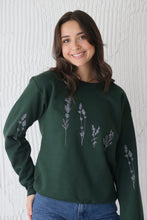 Load image into Gallery viewer, Embroidered large wildflower sweater with floral sleeves