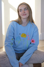 Load image into Gallery viewer, Floral sleeve with mini bugs Sweater