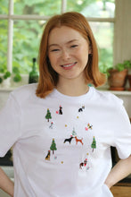 Load image into Gallery viewer, Dogs Under the Mistletoe T-shirt