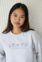 Load image into Gallery viewer, Thank goodness for dogs embroidered sweater