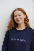 Load image into Gallery viewer, Line of Shells embroidered sweater