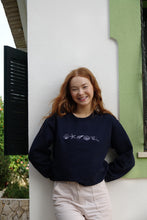 Load image into Gallery viewer, Line of Shells embroidered sweater